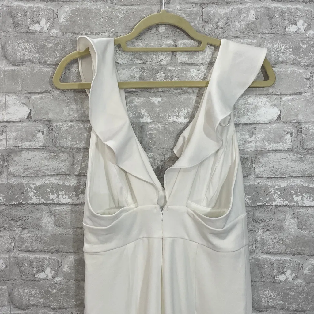 Lulus White Leilani White Ruffled Jumpsuit - Image 4