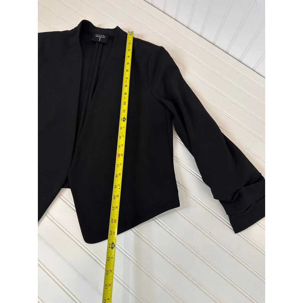 Tahari Black Office Blazer Career Workwear Girlboss Workwear Girlboss Size M - Image 4