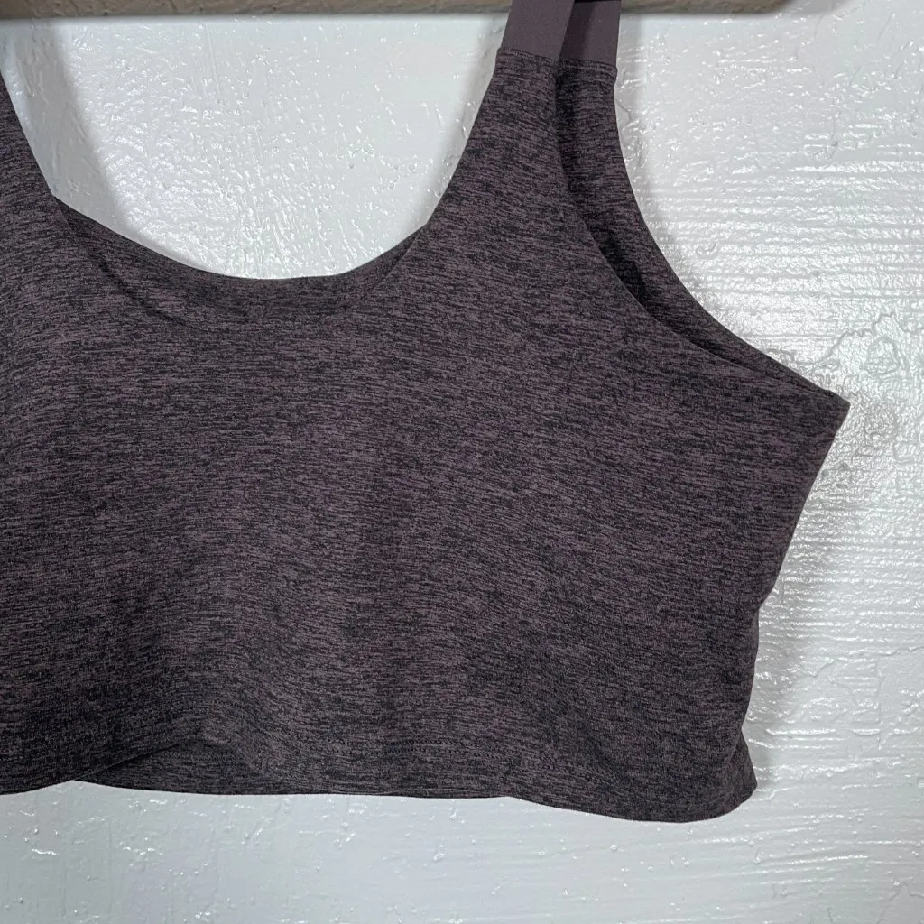 Offline by Aerie Women L Heather Purple Bralette Recharge Least Support No Pads - Image 5