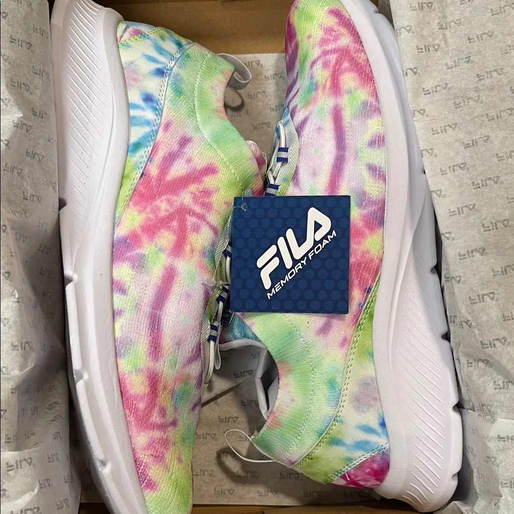 NEW Fila Sneakers Tie-Dye Sneakers size 12 - Image 2