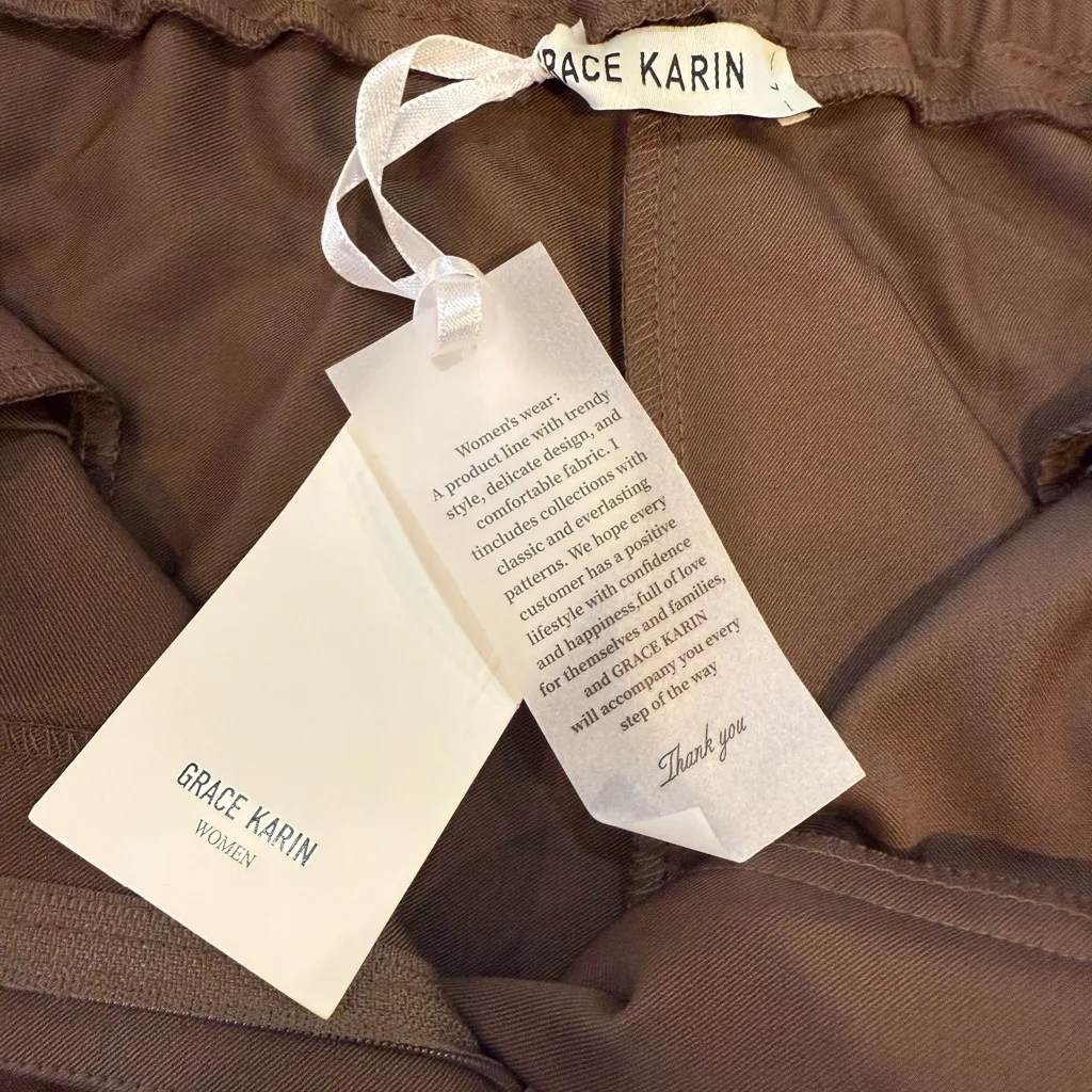 Grace Karin Women's Brown Trousers - Image 3