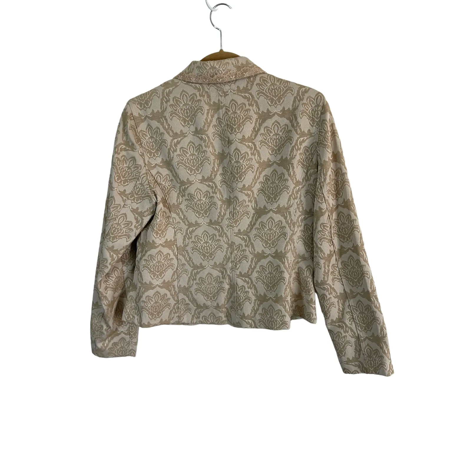 Crazy Horse Vintage 90s Button Lace Western Coquette Blazer Jacket‎ - Image 4