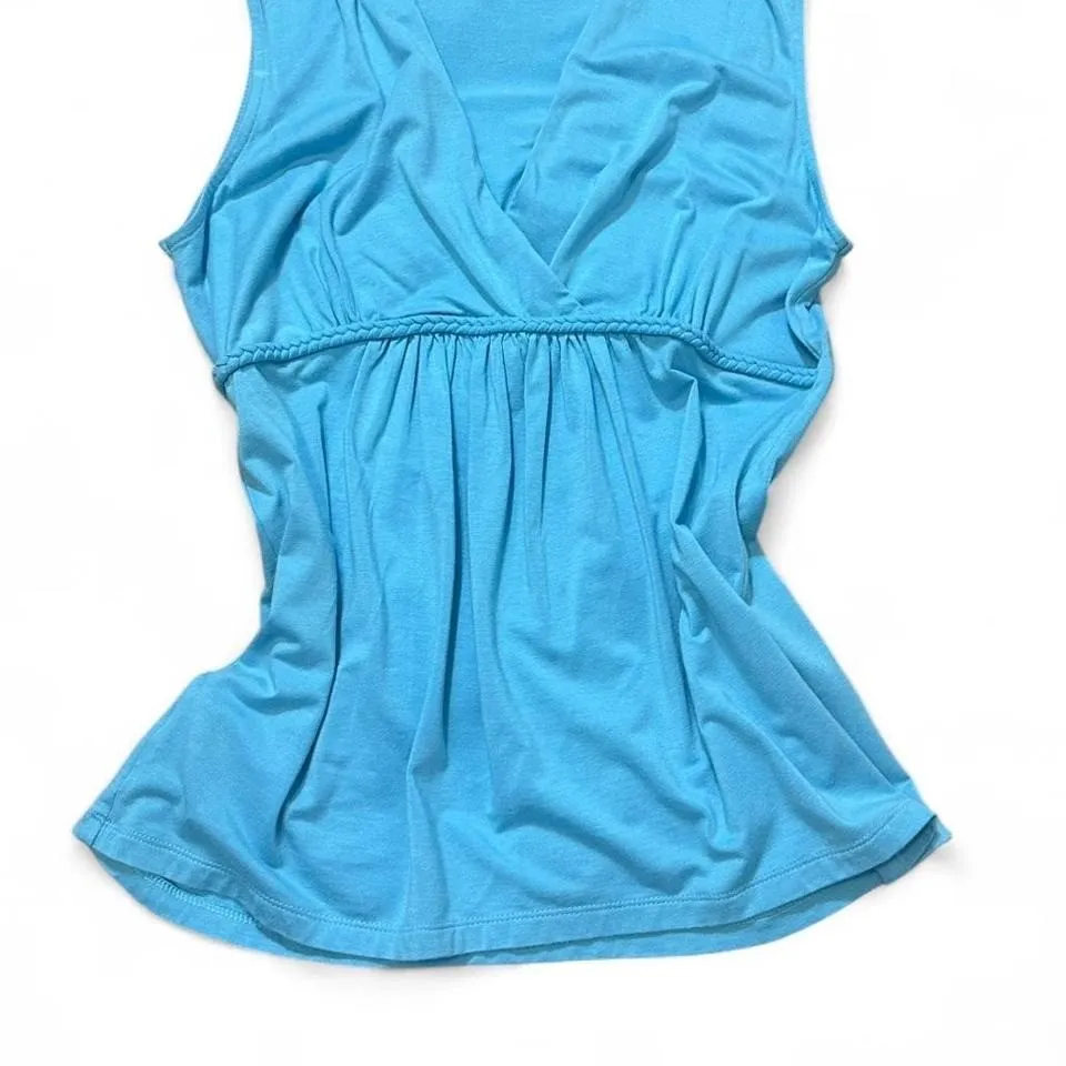 Y2K Braid Trim Sleeveless Surplice‎ Top - Image 3