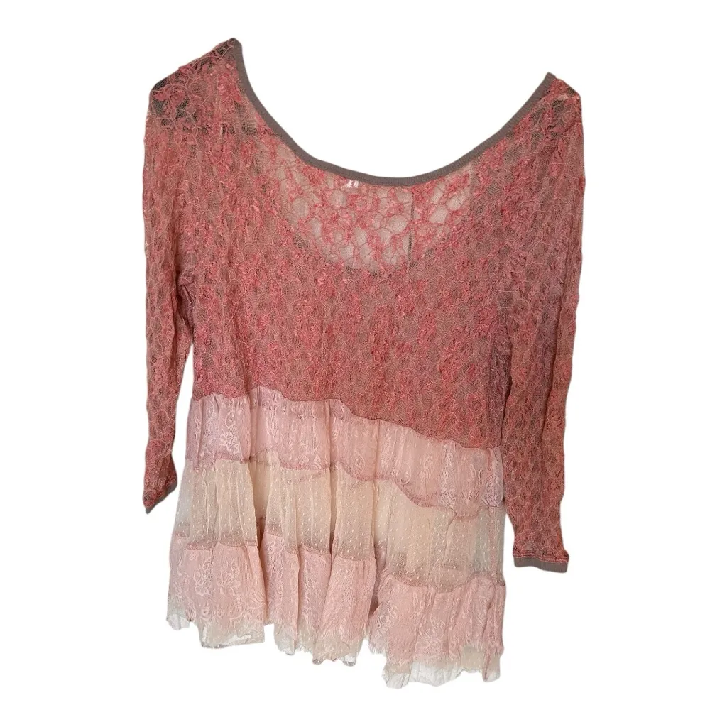 free people queen anne lace babydoll top Size Large - Image 8