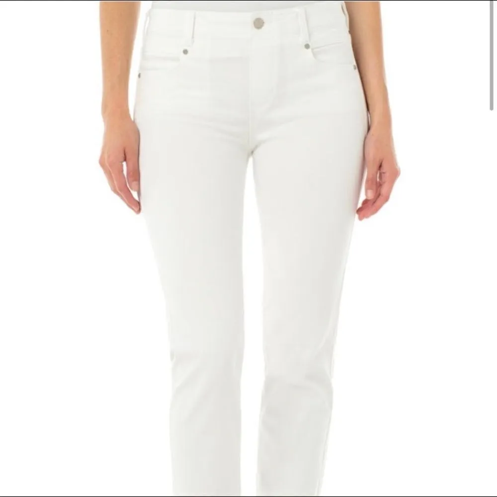 Liverpool  Cropped relaxed fit Jeans in Bright White - Image 2