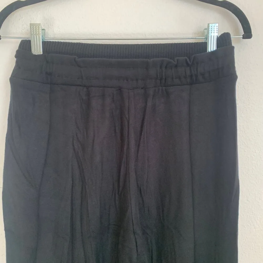 NWT Lulu's Drawstring Flare Lounge Pants in Black - Image 6