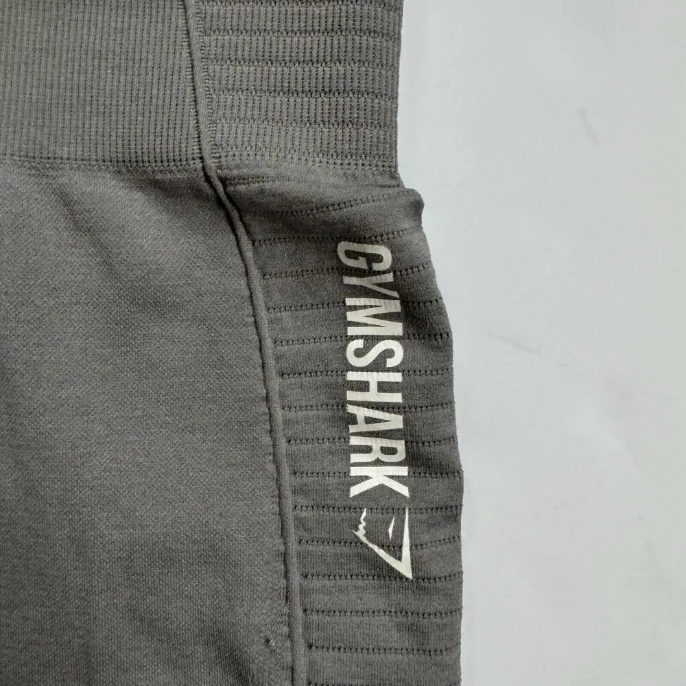 Gymshark High Waisted Seamless Leggings Womens Grey Marl Small Gym Athleisure - Image 8