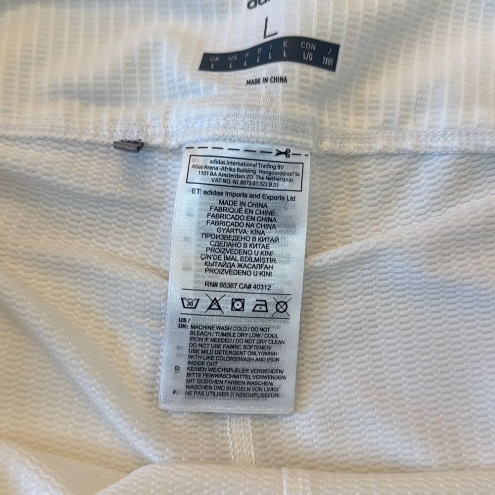 Adidas rangewear golf tennis skort size large white - Image 10