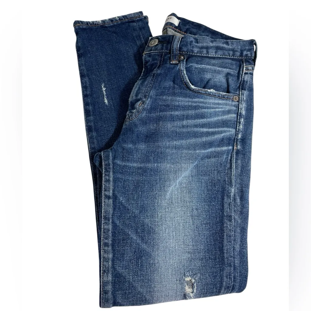 Moussy Vintage Jeans Boyfriend Fit Women’s Size‎ 26 Distressed Destroyed Denim Blue - Image 3