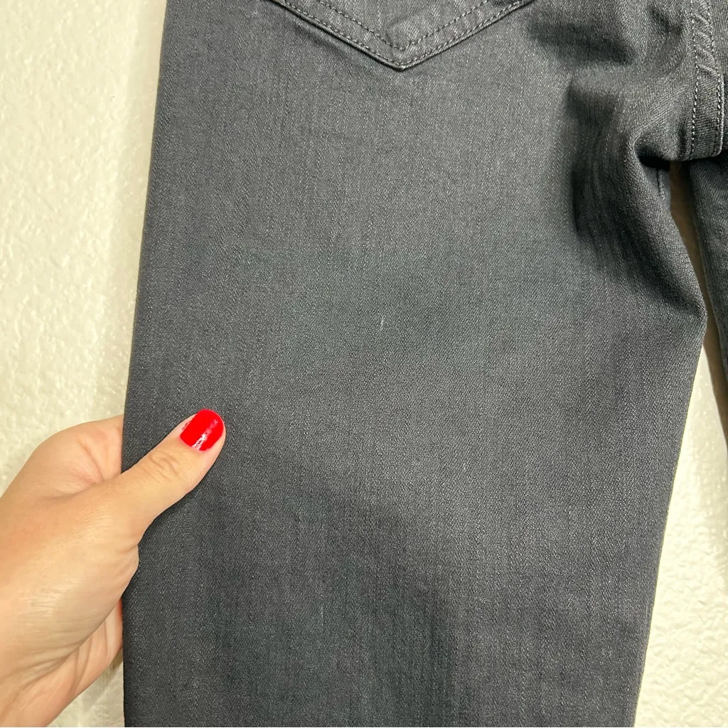 Mother The Hustler Ankle Fray jeans Not Guilty 27 Black - Image 11