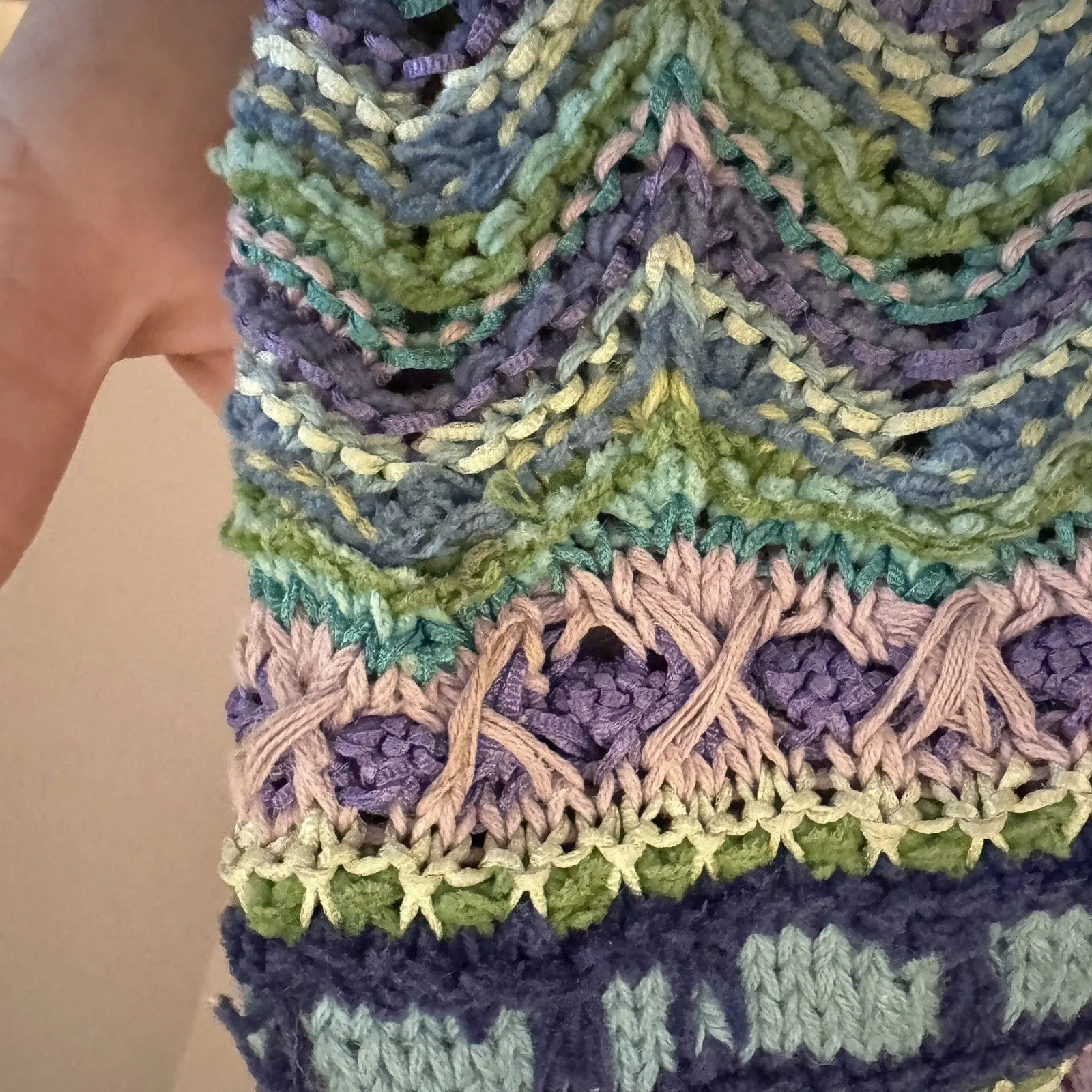 Northern Isles Women’s Knit Cardigan Sweater Living Color Eggshell Blue Medium Multiple - Image 7