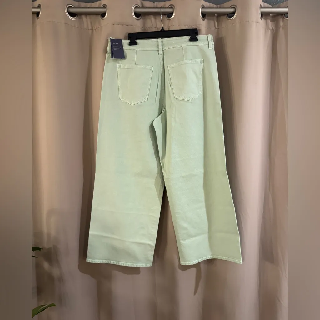 NWT Universal Thread Light Green High-Rise Wide-Leg Jeans - Image 2