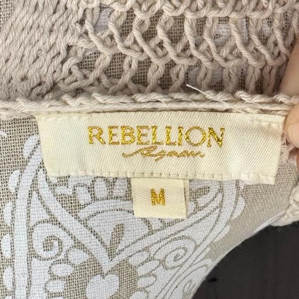 Boho Coastal Cream Cardigan Open Back Bow Ties Coquette Cottage Core Fairy Core - Image 6