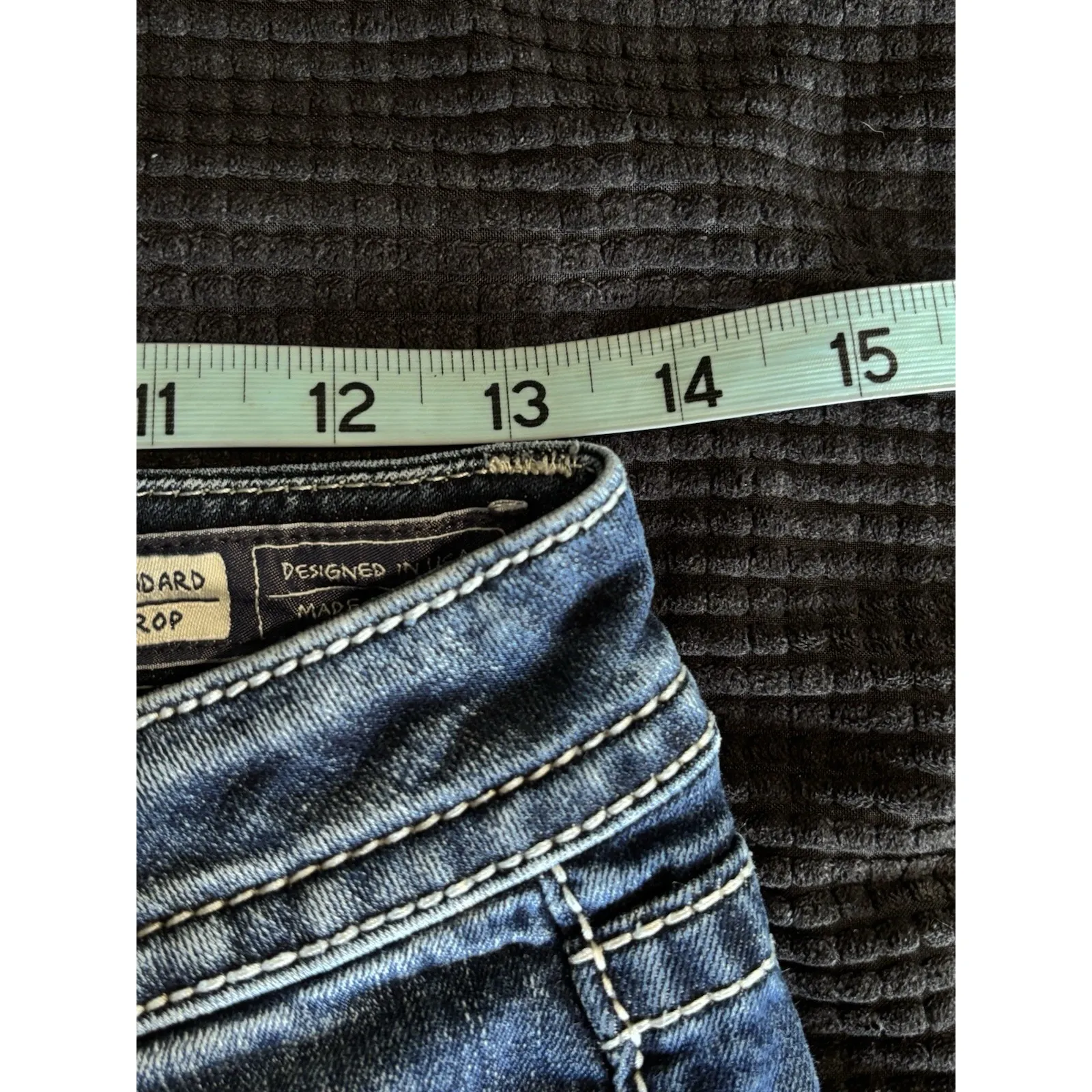 Miss‎ Me Crop Denim Jeans Sequins/Embroidered/Gems Logo Size 27 Western/Boho - Image 7