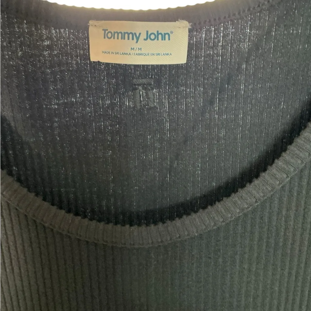 Tommy John Charcoal Tank Top Gray Size M - Image 4