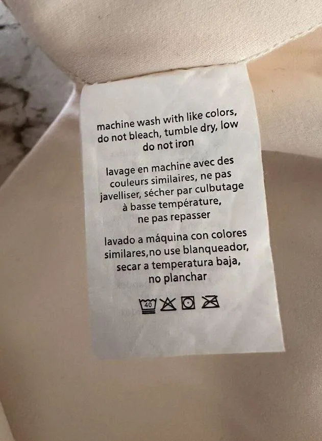 We Wore What Bandeau Bra Top, Off White Stripes, Size XSMALL , NWT - Image 7