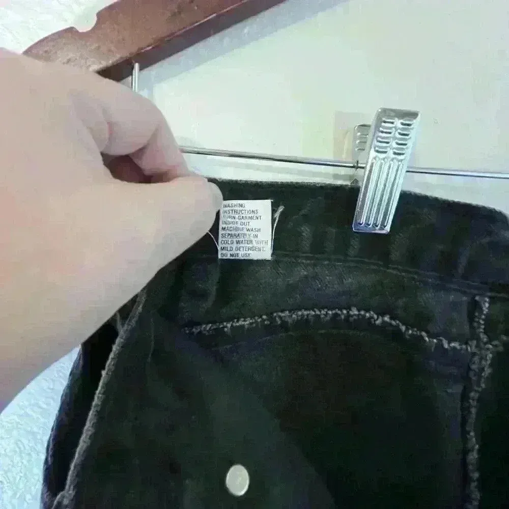 Vintage 90s Roper Bareback Faded Black Western Denim Made In USA Woman's Size 9 - Image 9