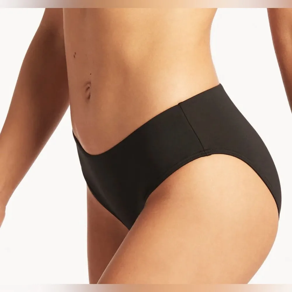 🏖️ Sea level essentials mid bikini pant black Size 4 - Image 2