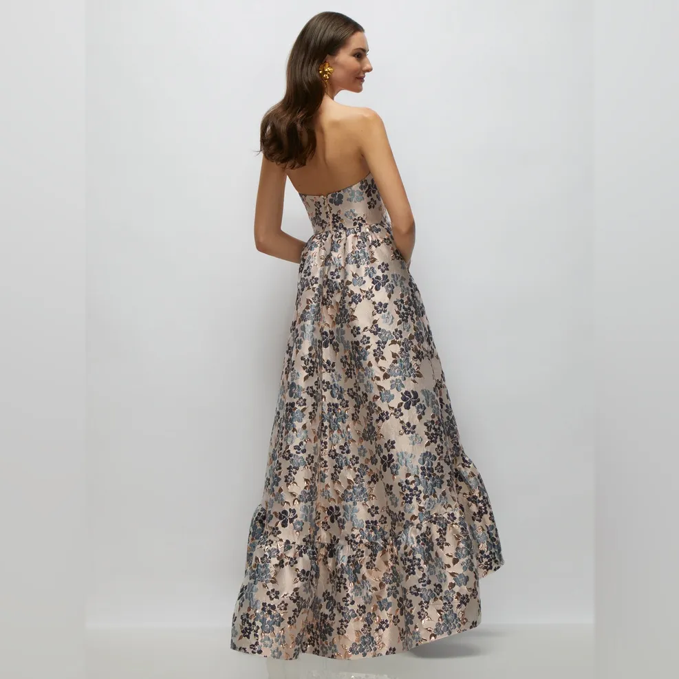 Dessy Collection Floral Brocade High - Image 2