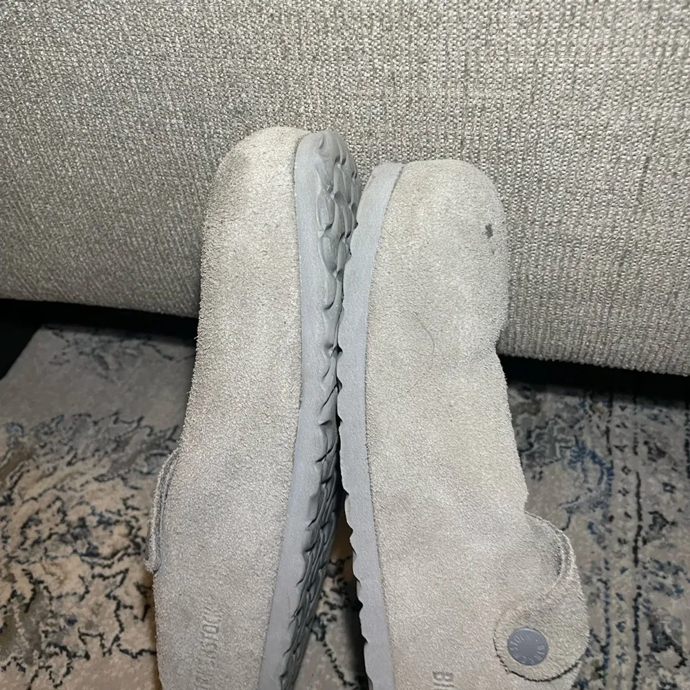 Birkenstock Boston Soft Stone Coin Suede - Image 11