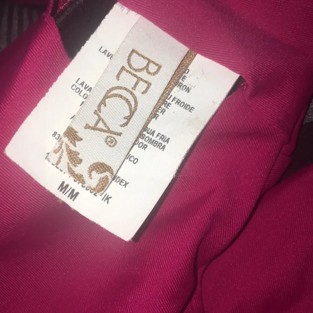 Becca Off the Shoulder Bikini Top Pink Size M - Image 8