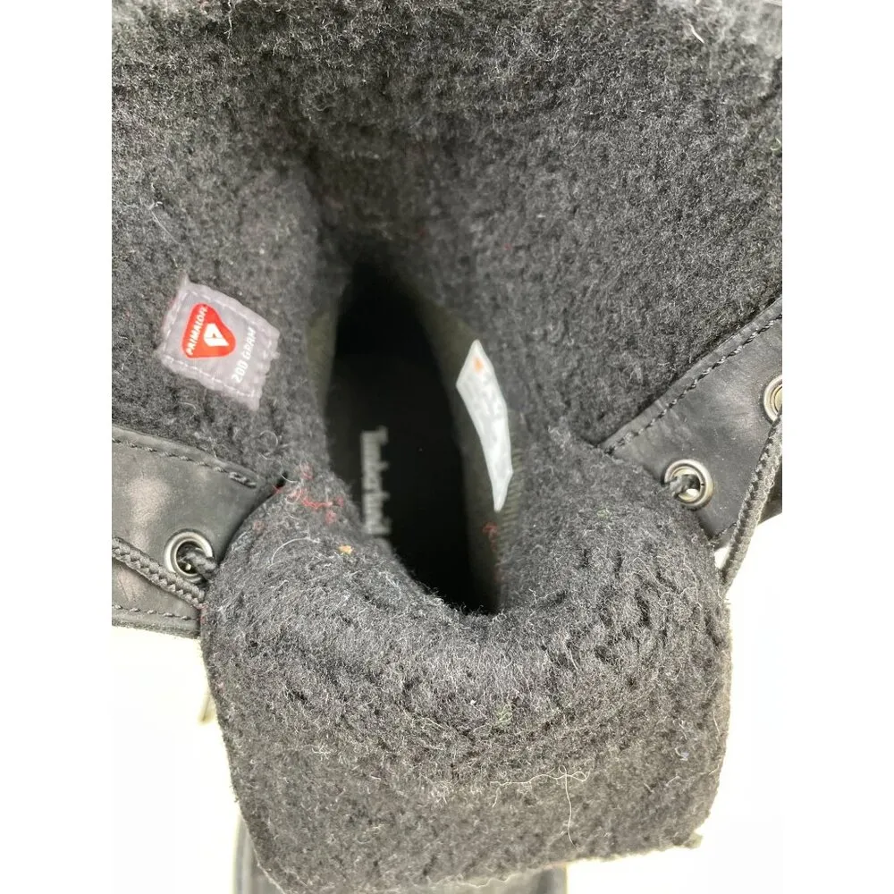 Timberland Women's Black Suede Leather Boots fold down/ Shoes Size 8 SKU 4916 - Image 8