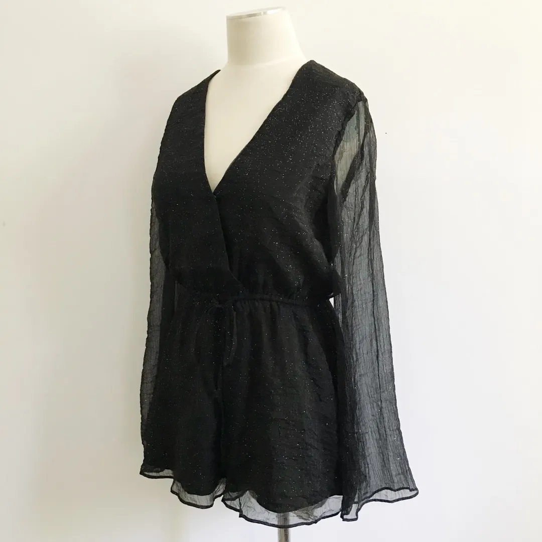 Flared Sleeves Boho Romper - Image 5