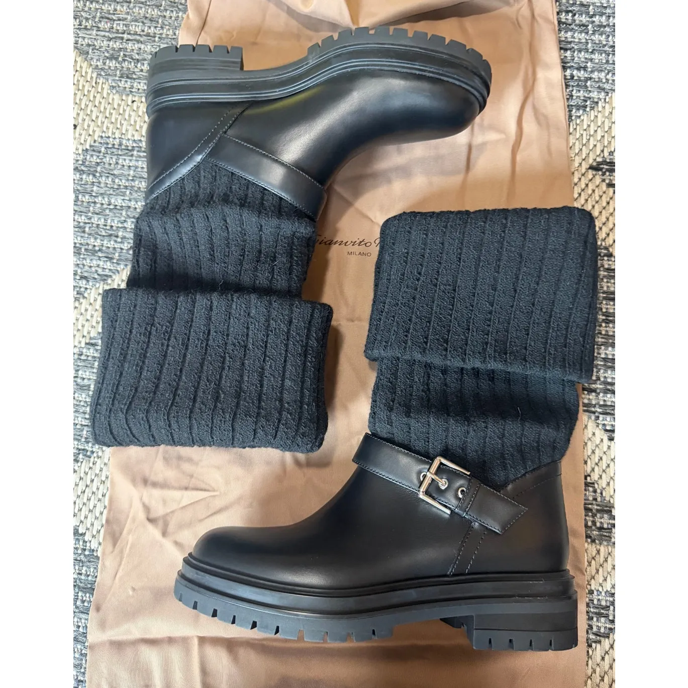 Gianvito Rossi Thurso Boots Black Size 41 - Image 4