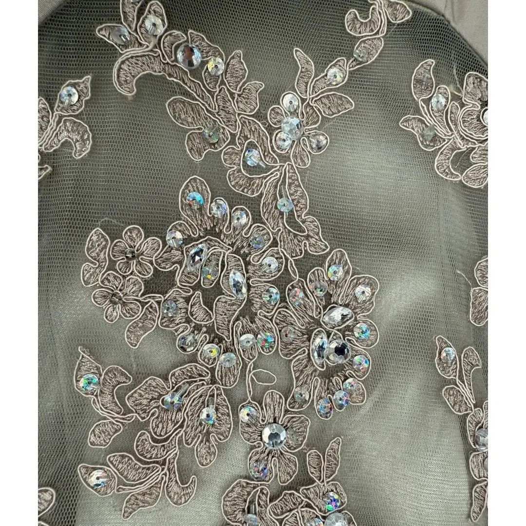 NWT Dancing Queen Sleeveless Sequin Embellished Formal Long Dress‎ Gown Size XS - Image 10