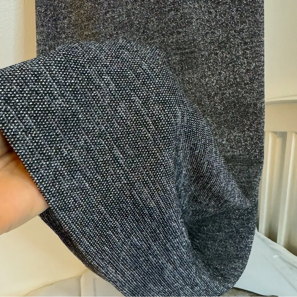 Caron Vintage 70's Elegant cute Sleeveless Maxi Dress Grey Silver Metallic Gray Size M - Image 7