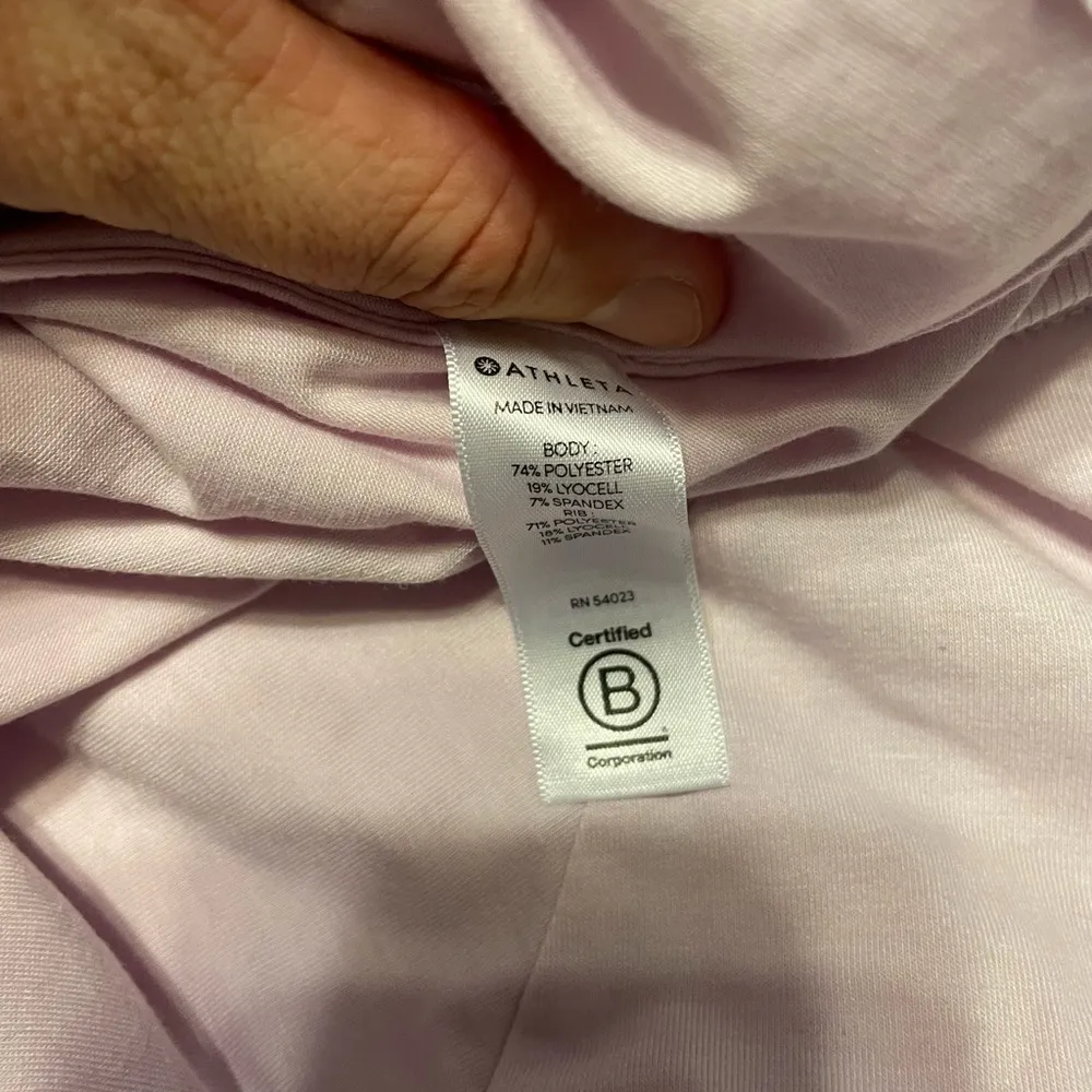 Athleta essence hooded tunic pink small - Image 5