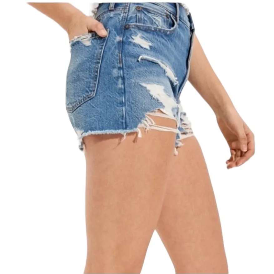 AE Strigid Denim Highest Rise 90s Boyfriend Short - Image 7