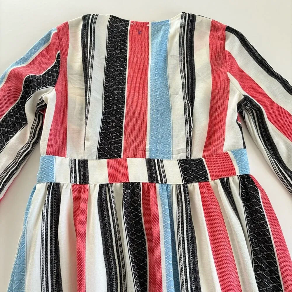 AMT Gypsy Gal Striped Long Sleeve V - Image 10