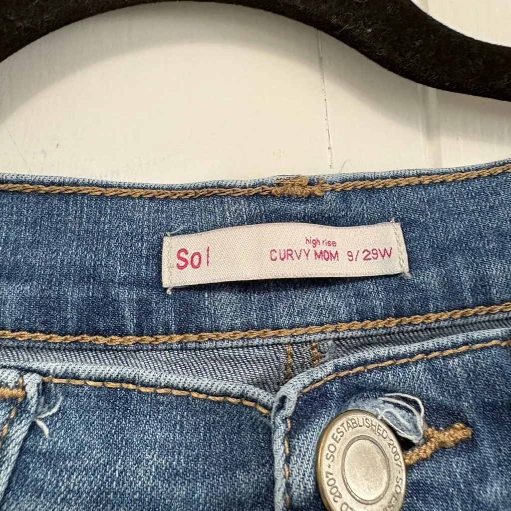 SO  Distressed Blue Jeans - Image 2