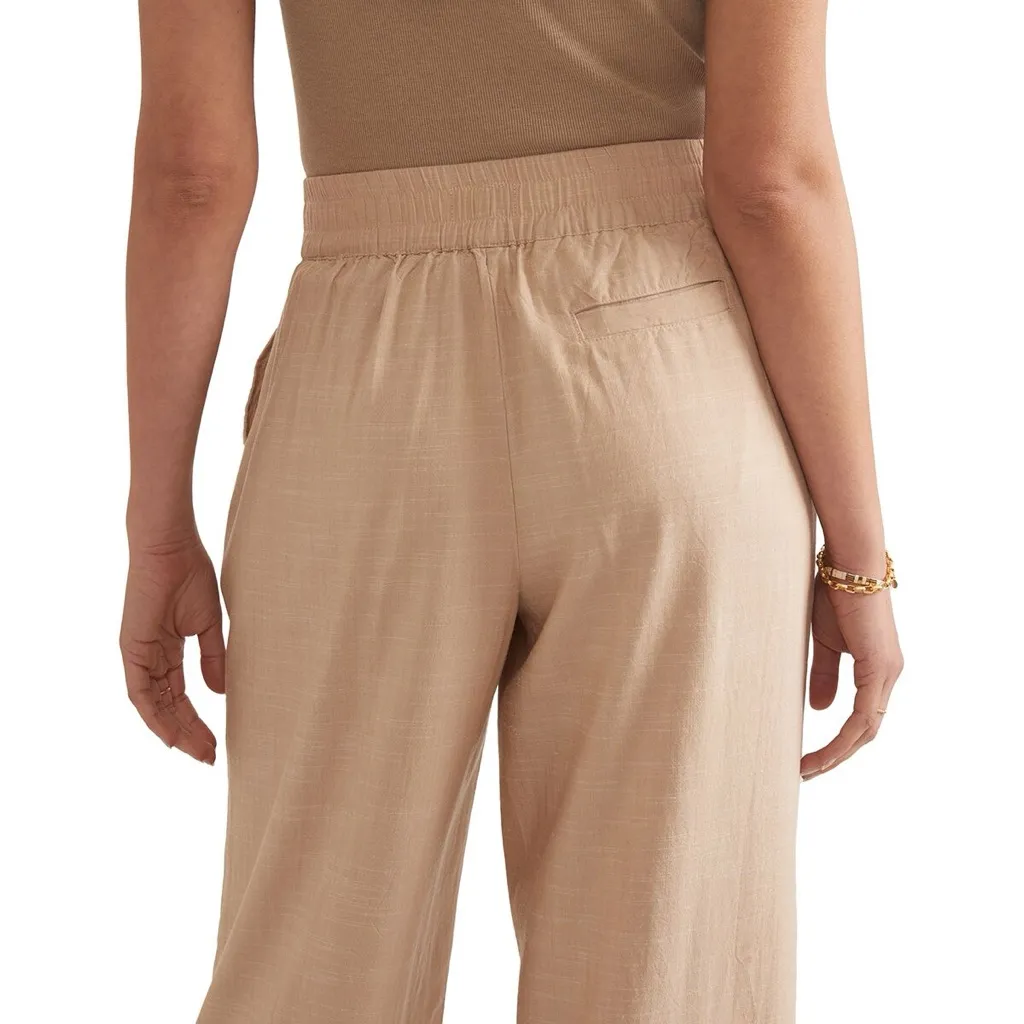 Marine Layer Allison Tencel Traveler Trousers | Taupe | Size L - Image 3