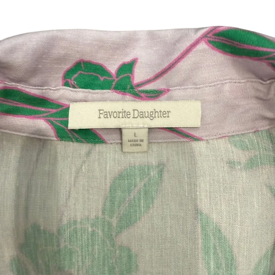 Favorite Daughter Sunday Best Dress in Purple Floral, Size L Size L - Image 6