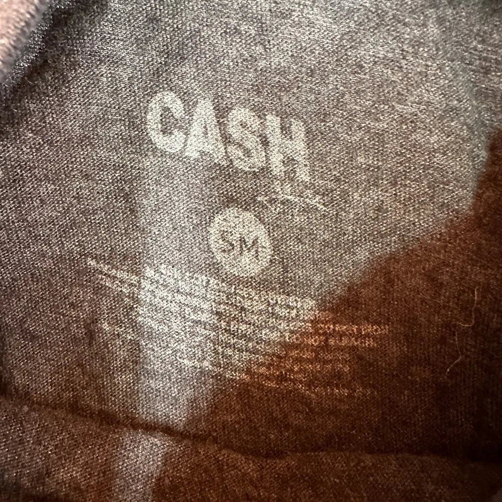 Johnny Cash Women's Man In Black Guitar Graphic T - Image 7