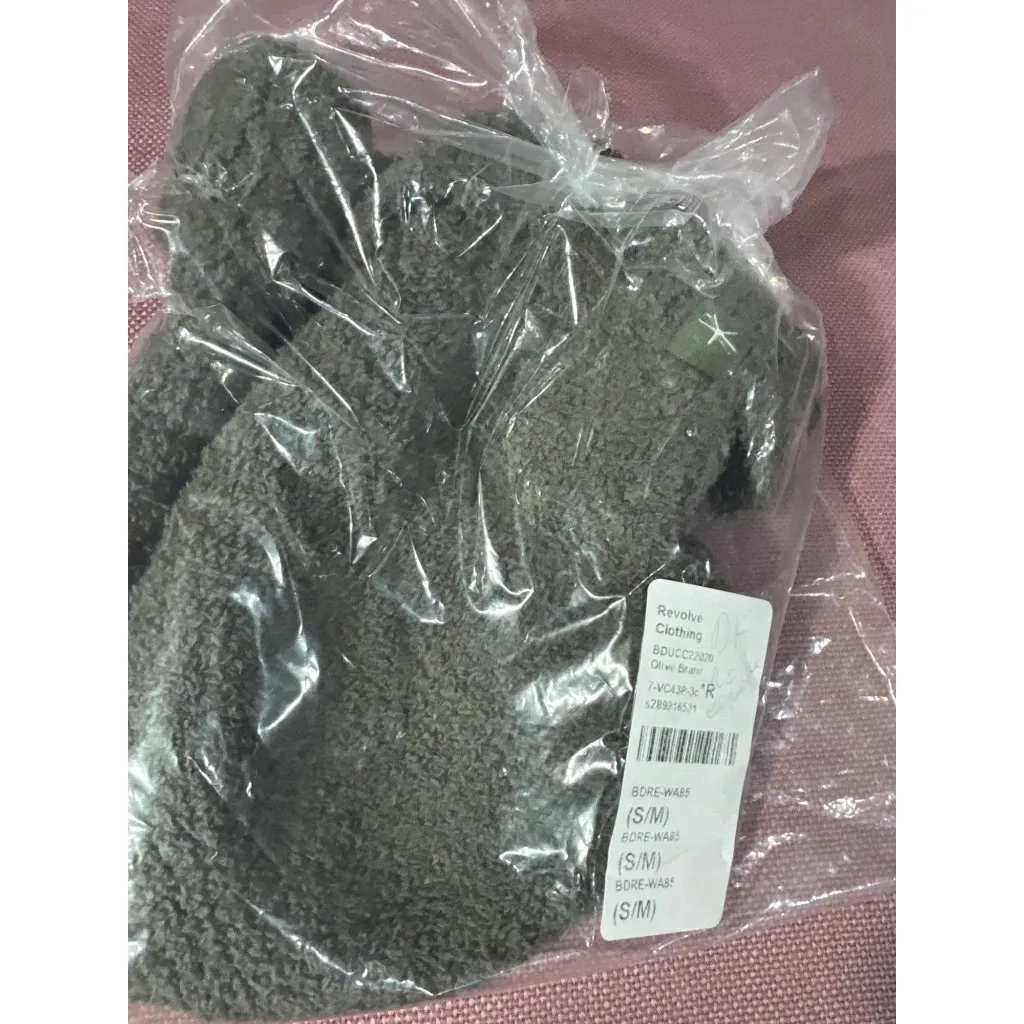 Barefoot Dreams CozyChic Ribbed Beanie in Olive Branch Small/Medium New Womens - Image 4