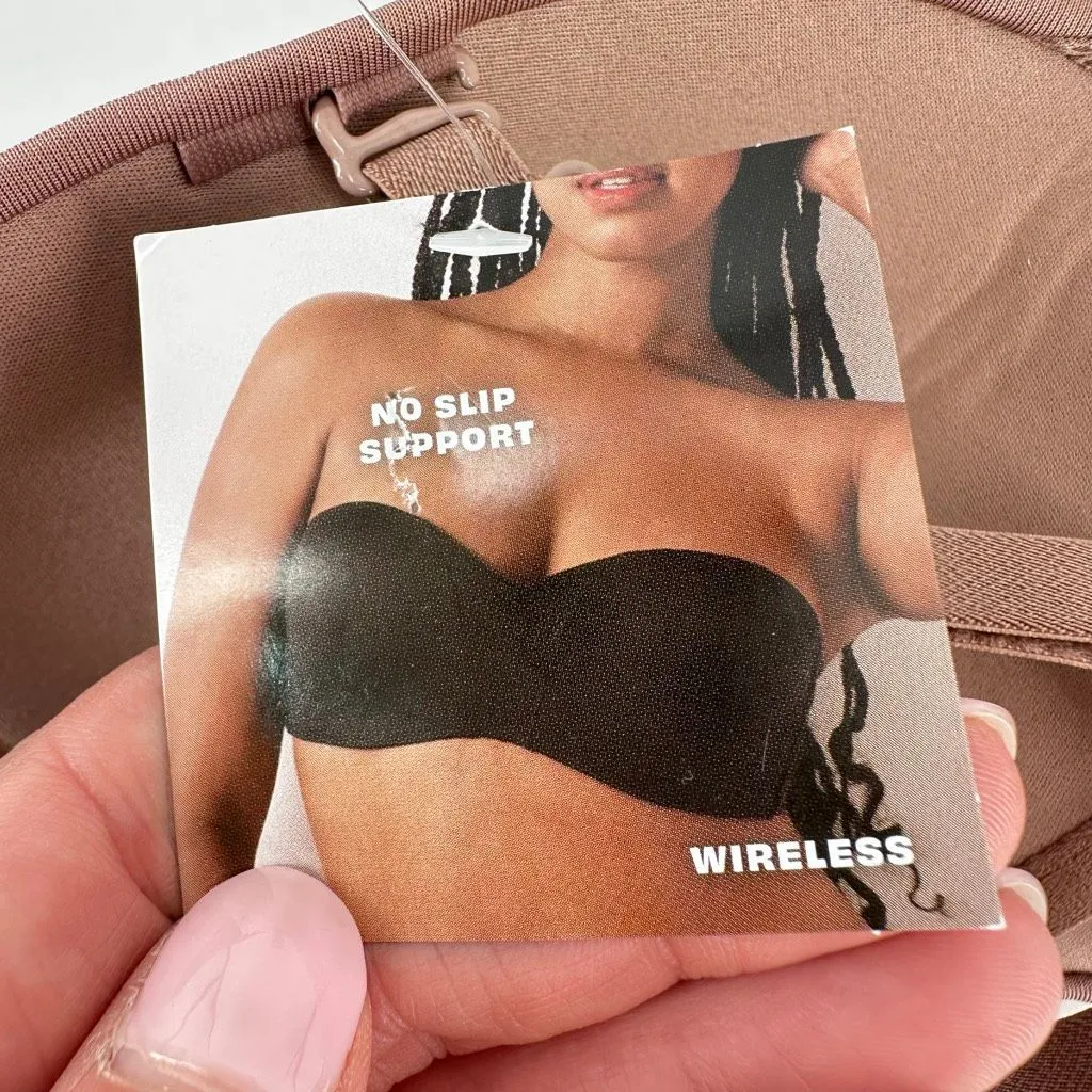 Maidenform NWT Multiway Wireless Bra Strapless Wear 5 Ways Mauve No Slip No Show - Image 12