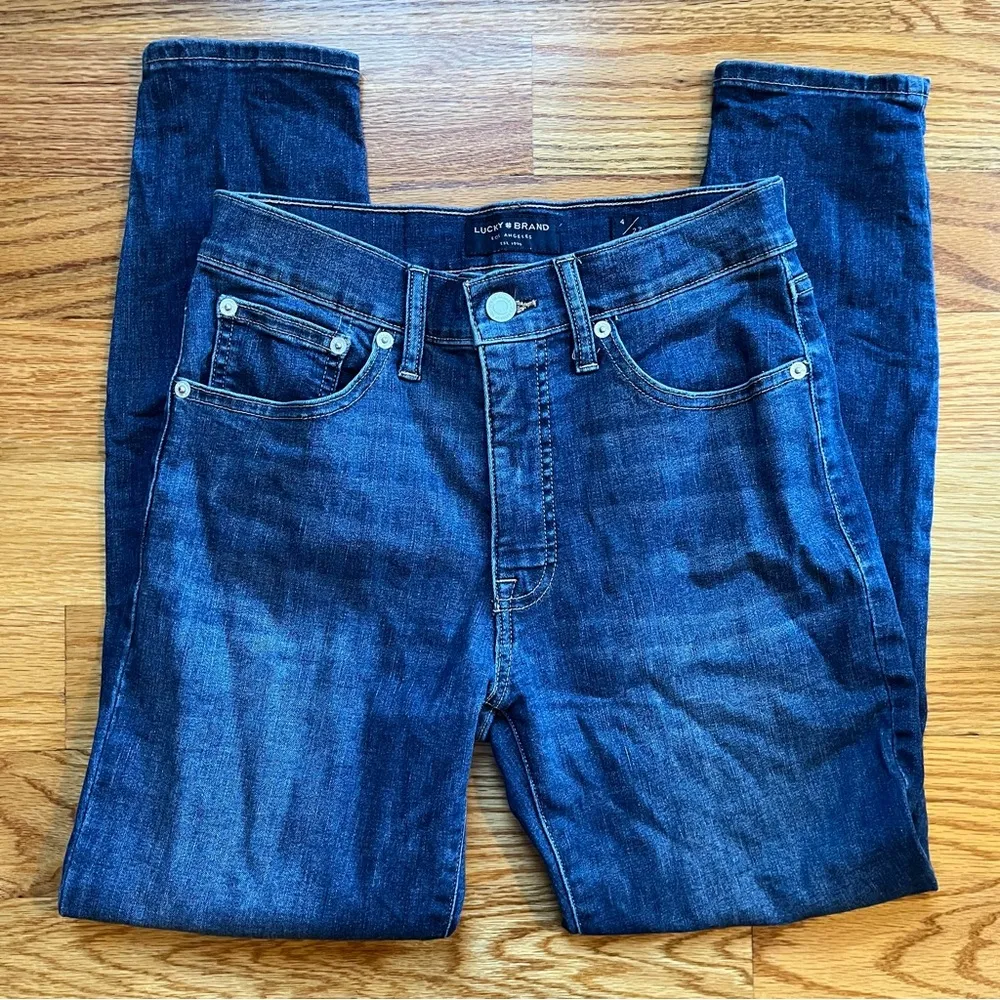 Lucky Brand high rise skinny Bridgette jeans size 4 / 27 ankle - Image 2