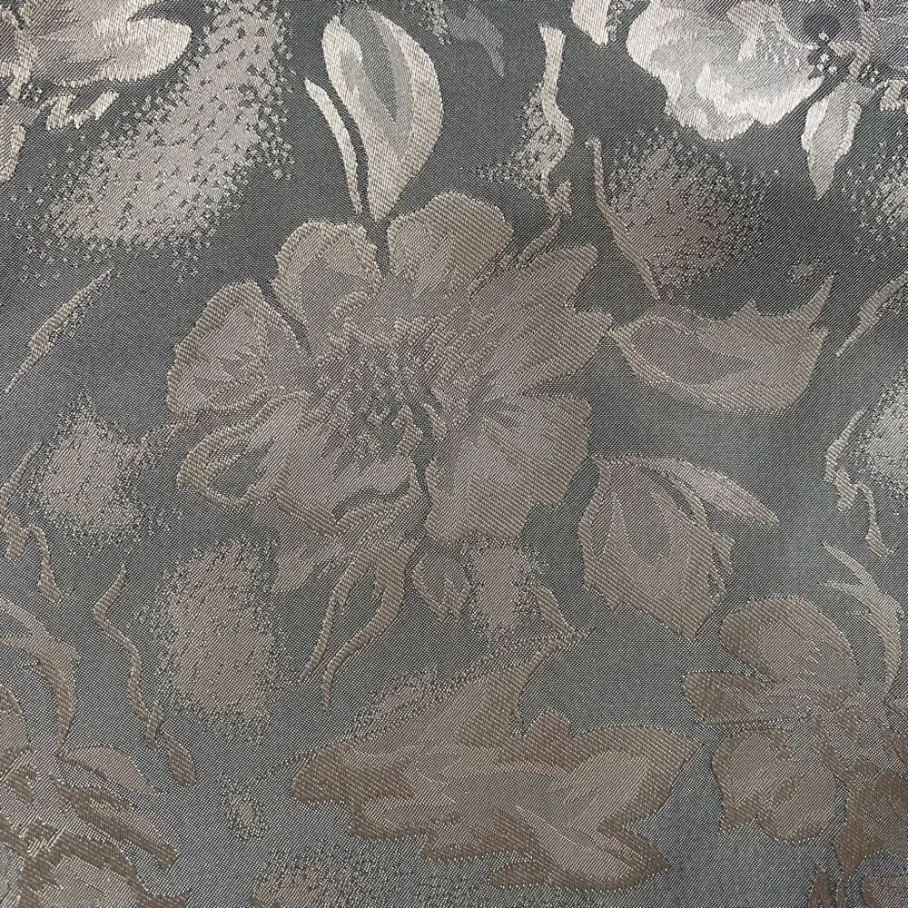 Vintage Nightgown Pastel Green Embossed Floral Detail Satin Sleep Shirt Large Size 16 - Image 9