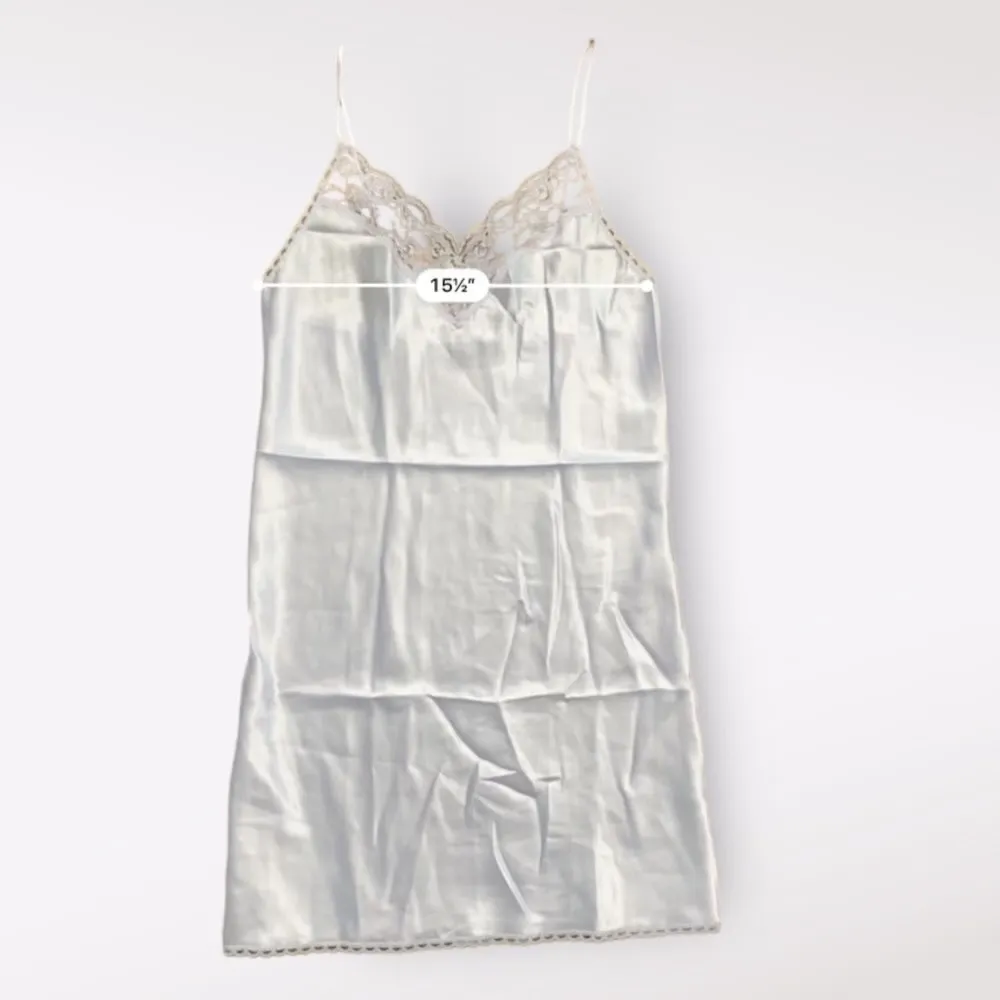 Lady Manhattan Vintage Purple Lace Mini Slip Dress Size Medium‎ Coquette Y2K - Image 4