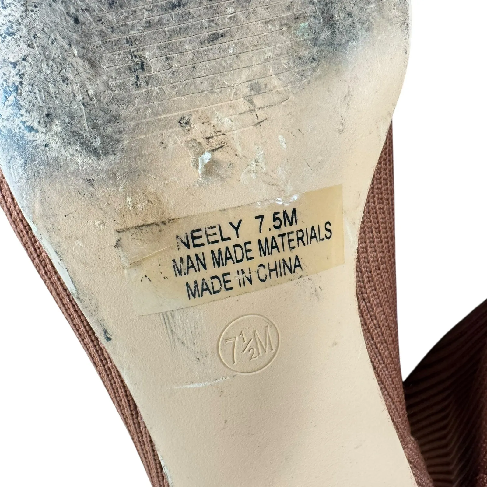 Joie  Neely Rust Burnt Orange Block Heel Knit Pull On Sock Ankle Boot Size 7.5 - Image 5