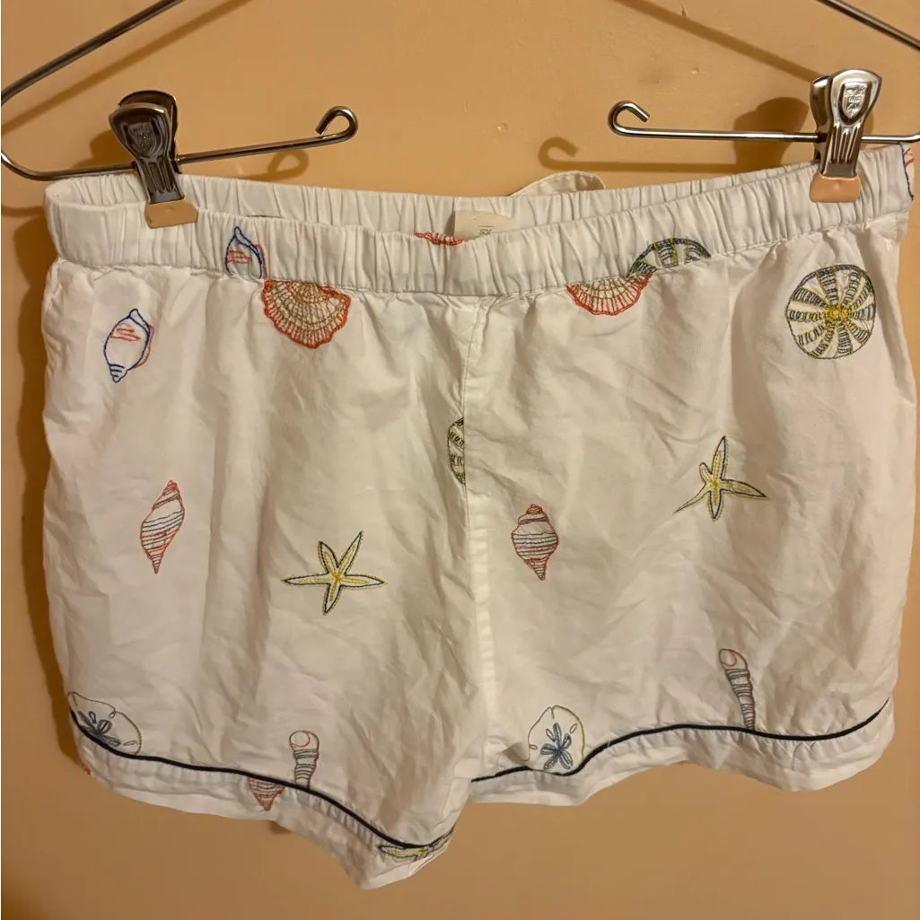 Printfresh Embroidered Shells Short PJ Set - Image 9