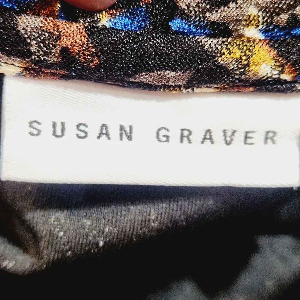 Susan Graver Petite Printed Duster Cardigan With Pockets Size 3XP - Image 10