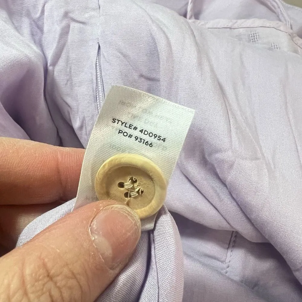 Lulus Endearing Looks Lavender Puff Sleeve Lace-Up Mini Dress - Image 13