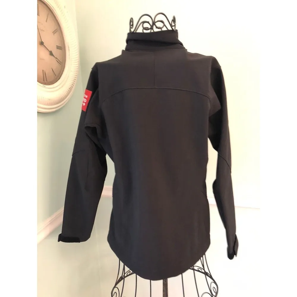 Patagonia Adze Polartec Windbloc Soft Shell Zip Front Jacket Sz S Black Logo - Image 6