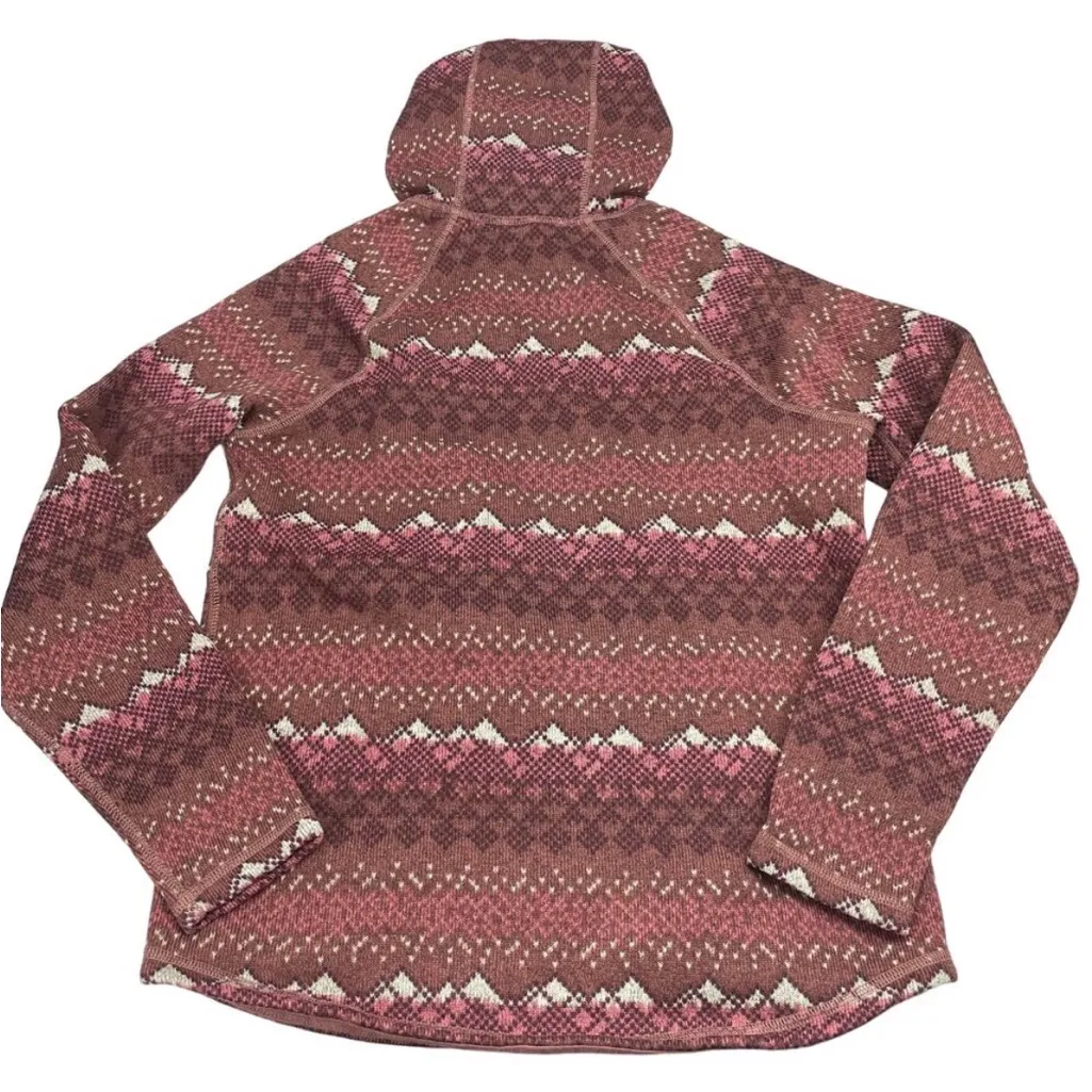 THE NORTH FACE Women's Printed Crescent Hooded Pullover Fleece Sz Medium - Image 7