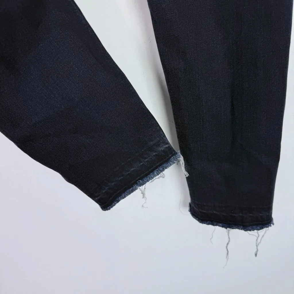 Veronica Beard 12" Corset High Waist Skinny Jeans in Dark Slate Wash Size 27 EUC - Image 12