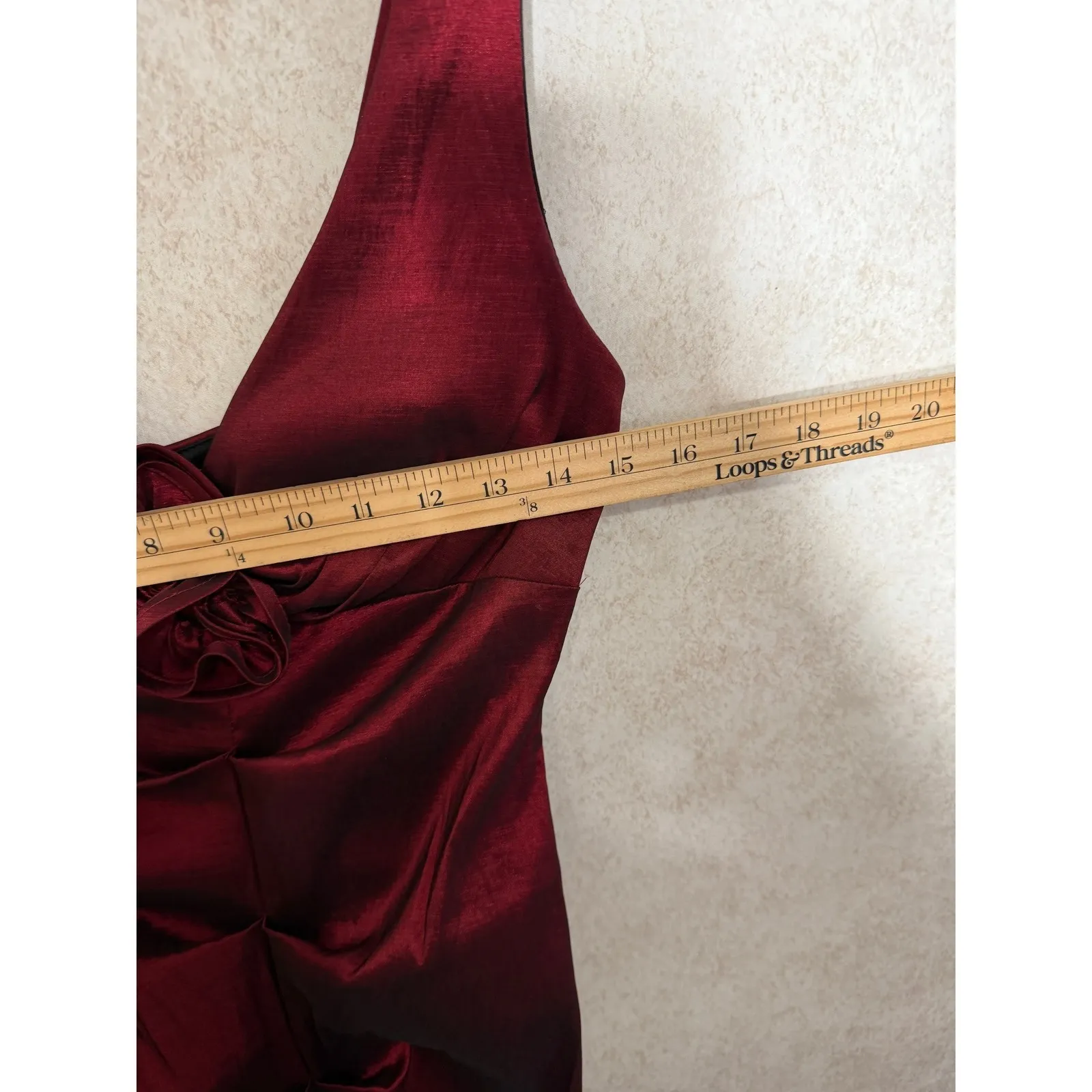 Cache Red Sleeveless Mermaid Evening Gown Size 6 Formal Black Tie Party Vintage - Image 8